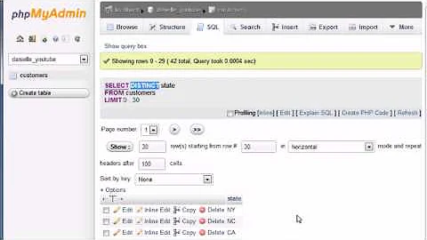 MySQL Database Tutorial - 7 - DISTINCT and LIMIT