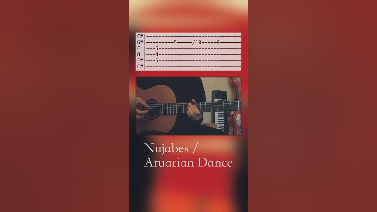 (Guitar tutorial with tab) Nujabes / Aruarian Dance (Anime “Samurai Champloo”) shorts YouTube