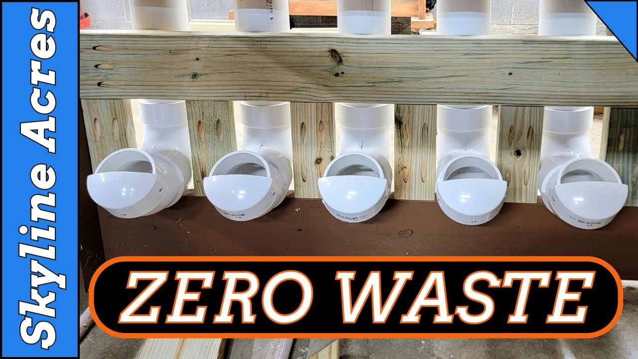 EFFORTLESS Feeding for Your Flock Build Your Own PVC PIPE Feeder YouTube
