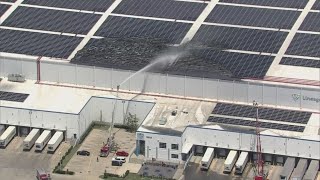 Fire damages warehouse in Pasadena; no shelter-in-place Issued