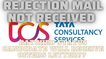 TCS Onboarding update|Tcs Rejection mail received or not ??|Tcs joining offer letter pending update