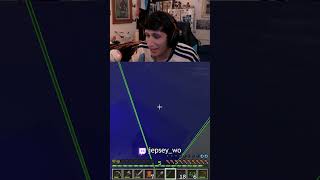 Minecraft pero si recibo daño se borra el chunk #minecraft #jepsey #clips #gaming #minecraftclips