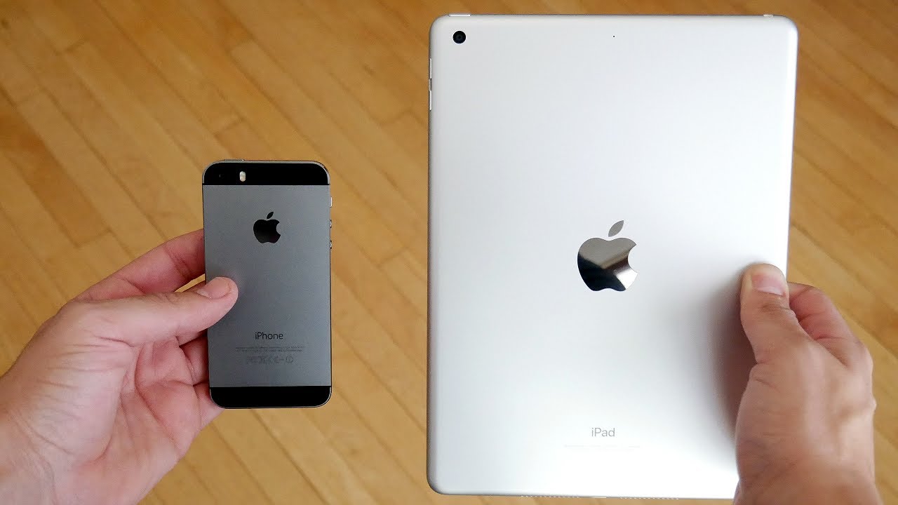 iPhone 5S vs 2017 iPad!