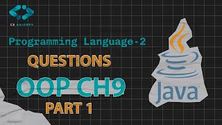 Java OOP | Ch 9 - 30 Questions [part 1]