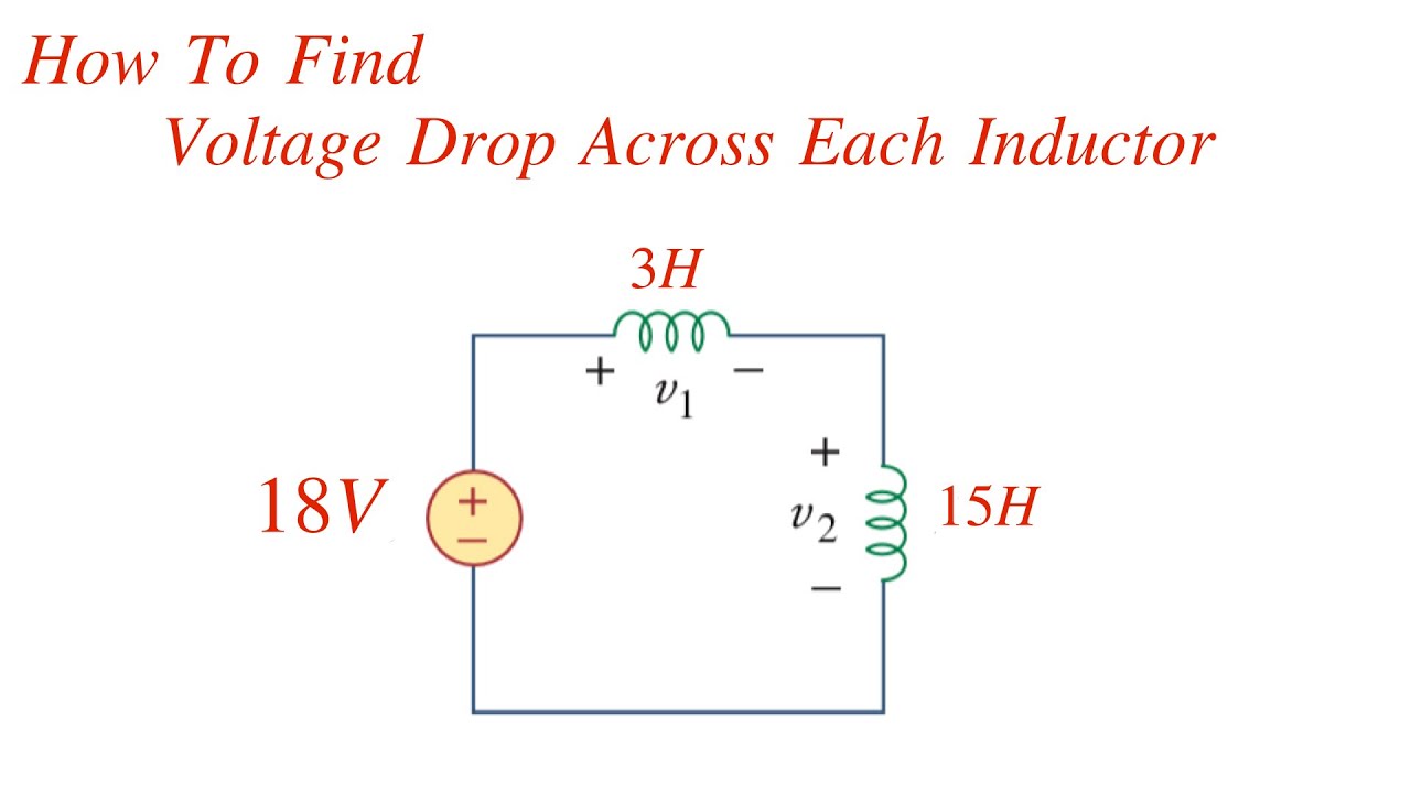 Voltage Drops Across Each Inductor Solved Example Youtube 