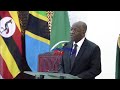 Rais Magufuli Akizungumza Na Rais Wa Uganda Yoweri Museveni Rais Magufuli Akizungumza Na Rais Wa Uganda Yoweri Museveni