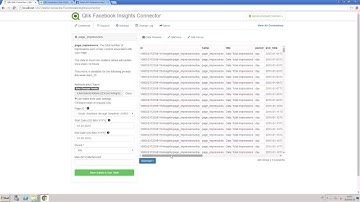 Qlik Facebook Insights Connector - Qlik Web Connector