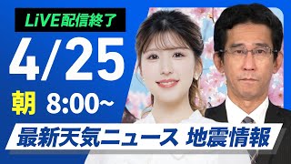 ウェザーニュースの配信のサムネイル画像