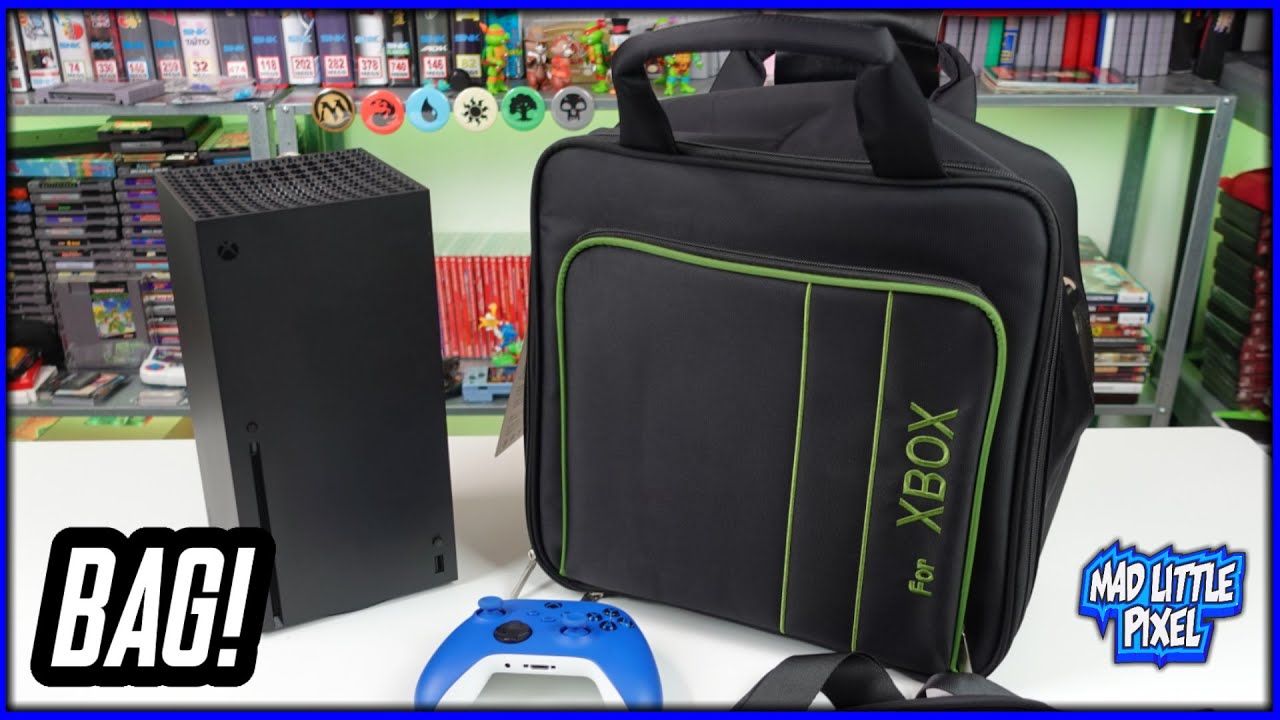 And I'll see you Xbox Back Pack, and raise you the XBOX 360 Courier Bag,  Backpack/Rolling bag, and an original Xbox bag... For fun. : r/xbox