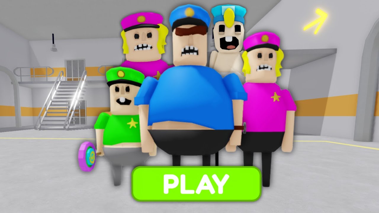 POLICE FAMILY ESCAPE (SCARY OBBY) ROBLOX - YouTube