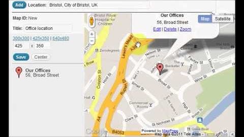 Introduction to WordPress Adding a location map P2