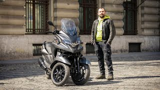 2021 Yamaha Tricity 300 Review | Scooter with Car License - Better than the Piaggio MP3?