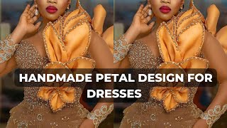 HOW TO MAKE STRUCTURED 3D PETAL DESIGN ON OUTFITS, HEADPIECES & MORE | BEGINNER-FRIENDLY TUTORIAL