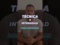 TÉCNICA e INTENSIDAD de los EJERCICIOS, ¿Es tan importante? #gym #calistenia #masamuscular #shorts