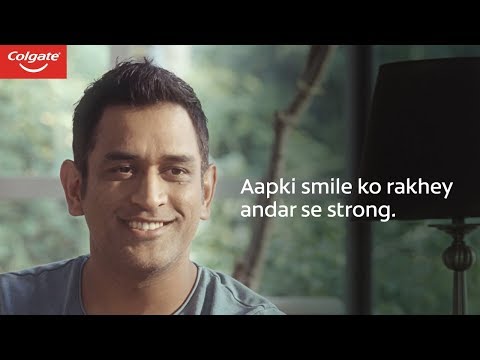 Colgate Strong Teeth - Andar se strong Dhoni