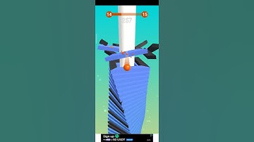 Stack Ball | Level 14 | Gameplay #stackball #alllevels #shorts #subscribe