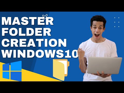 Windows 10 - Create a Folder - How to Make New File Folders on Your Laptop Computer Files & Folders