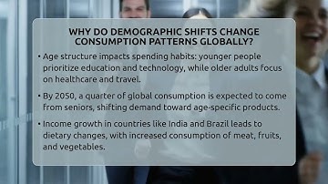 Why Do Demographic Shifts Change Consumption Patterns Globally? - World Economy Watchers