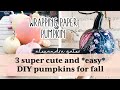 3 Easy Pumpkin DIY Decor Ideas For Fall!