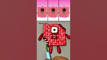 OMG 😳| I made Sprunki Numberblocks 100 but he got infected 🥶#sprunki #numberblocks #clay