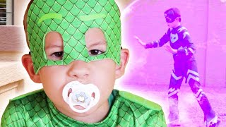 PJ Masks in Real Life 🍼 PJ Masks get turned into Babies! | PJ Masks