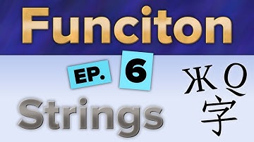 STRINGS in Funciton (esoteric programming) (Ep. 6)