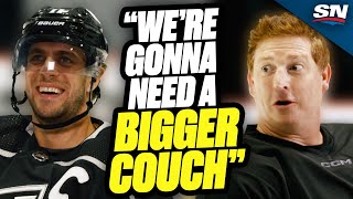 Can Anze Kopitar Beat Colby Armstrong at Faceoffs? | On The Couch With Colby