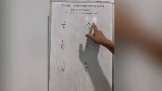 TRICKS FOR COMPARING FRACTIONS ‼️#easymath