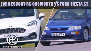 Ford Escort RS Cosworth VS Ford Fiesta ST | Fifth Gear