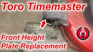 Toro Timemaster Front Height Adjuster