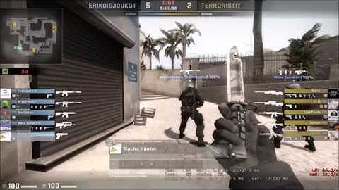 CS GO: Best round (ninja and clutch)