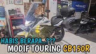 MODIF TOURING CB150R, SIMPEL DAN ELEGAN