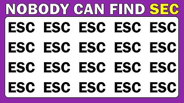 Find The Odd One Out | Test Your Observation Skills 👀 | Number and Letter Edition