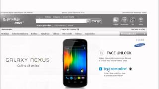 Rich Media banner campaign  Face unlock_Samsung Galaxy Nexus screenshot 3