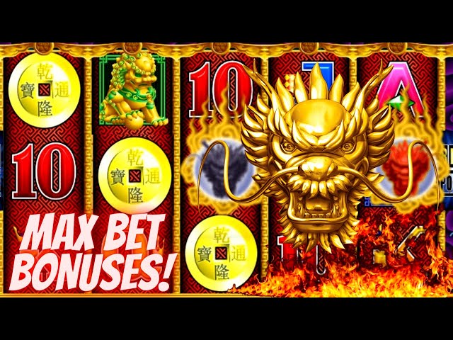 5 Dragons Deluxe Slot Machine MAX BET BONUSES - Great Session With FREE PLAY | Live Slot Play class=