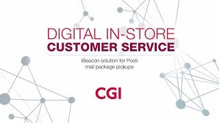 iBeacon solution for Posti mail package pickups