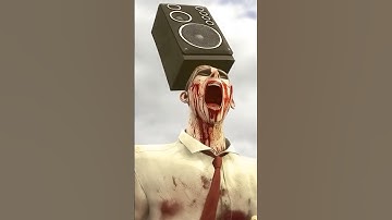 skibidi toilet zombie (speaker man Turned into a zombie) #skibiditoilet #speakerman #skibidi
