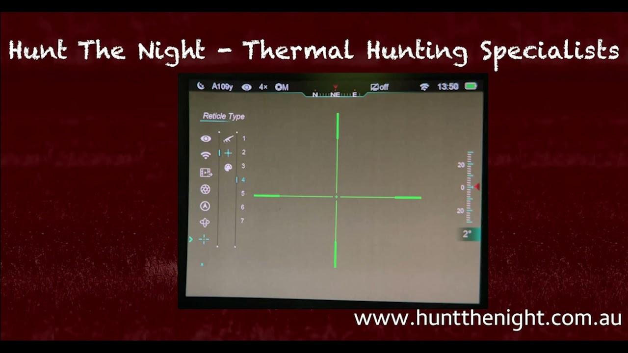 Краткое пошаговое руководство по системе меню серии InfiRay RICO с Беном из huntthenight.com.au