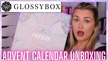 GLOSSYBOX ADVENT CALENDAR UNBOXING 2022 | Luce Stephenson