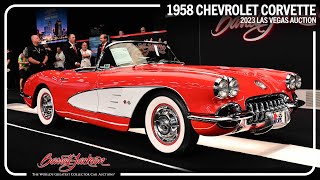SOLD! 1958 Chevrolet Corvette Convertible - BARRETT-JACKSON 2023 LAS VEGAS AUCTION