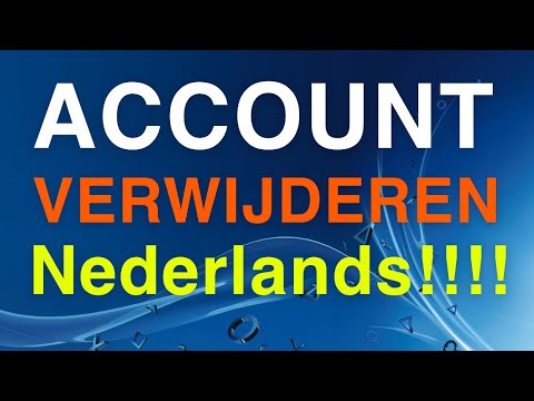 Video: Hoe verwijder ik mijn PlayStation 4-account?