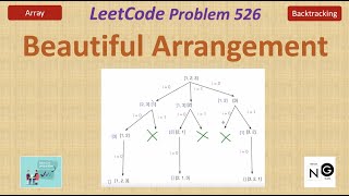 Beautiful Arrangement | beautiful arrangement | leetcode 526 | Permutations