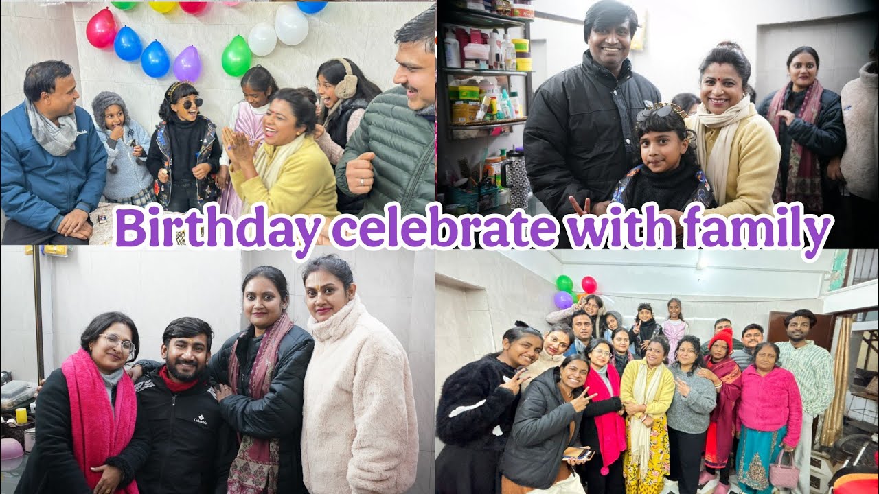 Birthday celebrate with family❤ बच्चों ने मचाया धमाल। tarashahvloggs daliy vlog