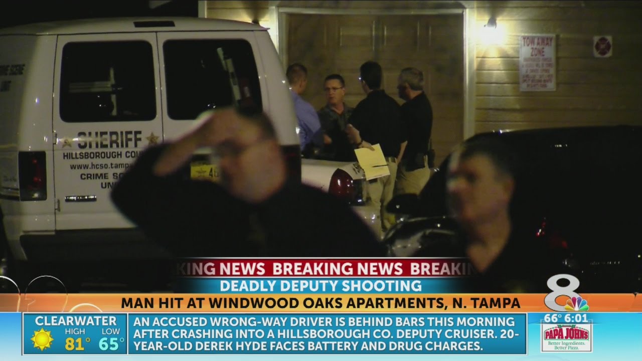 Man shot, killed by deputies outside Tampa apartment complex - YouTube