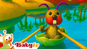 Row, Row, Row Your Boat 🛶 | Classic Nursery Rhyme for Toddlers & Babies