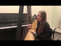 Halsey - Without Me (Harp Cover by Arianna Worthen)