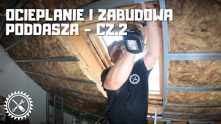 Insulation and attic buildings - part 2 - elbow wall, roof window, cross ceiling