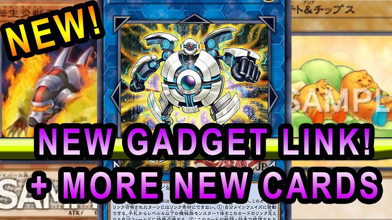 New Gadget Link Monster! + More New Cards! New SalamanGreat, New Potatoe Archetype Yugioh!