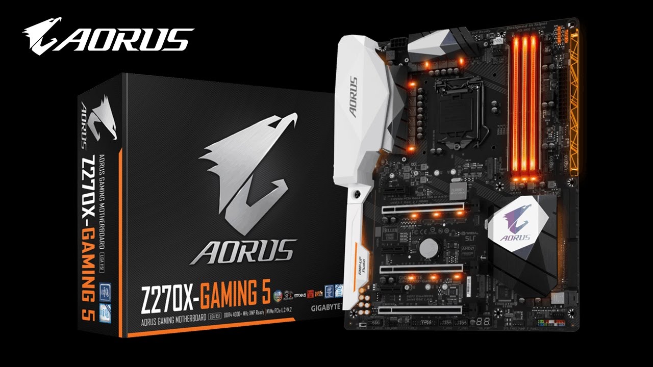 GIGABYTE AORUS 200 Series - Z270X-GAMING 5 Motherboard Unboxing & Overview