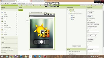 Android Tutorial - How to create Radio App with App Inventor - Part 3 in sinhala